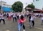 Tingkatkan Daya Tahan Tubuh,Polresta Manado Gelar Olahraga Bersama