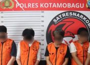 Satresnarkoba Polres Kotamobagu Ungkap Jaringan Peredaran Sabu Antar Provinsi