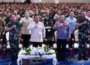 Rapim TNI-Polri Tahun 2025, Presiden Prabowo Tegaskan TNI-Polri Dedikasikan Diri Untuk Bangsa dan Negara