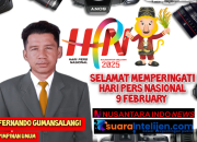 Pimpinan Umum Media SuaraIntelijen.com Grup Mengucapkan Selamat Hari Pers Nasional 2025