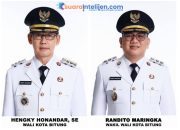 Presiden Prabowo Resmi Lantik Hengky Honandar dan Randito Maringka Sebagai Walikota dan Wakil Walikota Bitung