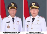 Dilantik Presiden RI Prabowo Subianto,Oskar Manoppo – Argo V Sumaiku Resmi Menjabat Bupati dan Wakil Bupati Boltim
