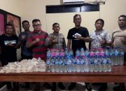 Polsek Pelabuhan Manado Giat Razia Miras dan Barang Ilegal, Amankan 120 Liter Miras di Pelabuhan Manado