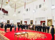 Presiden Prabowo Lantik Kepala dan Wakil Kepala Badan di Istana Negara