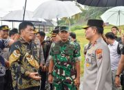 Pangdam XIII/Merdeka Kapolda Bersama Gubernur Sulut Tinjau Proyek Strategis Bandara Bolmong dan Bendungan Lolak