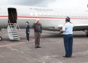 Tiba di Manado, Danlanud Sam Ratulangi Sambut Kedatangan Menhan RI