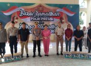 Jelang Idul Fitri,Polres Bitung Gelar Bazar Ramadhan dan Baksos Bhayangkari 2025