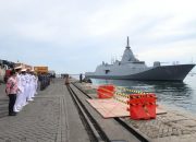 Perkuat Hubungan Bilateral, TNI AL Terima Kunjungan Kapal Perang Angkatan Laut Italia dan Jepang di Jakarta