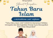 Tebar Pesan Damai, Kapolres Minahasa Utara dan Ibu Bhayangkari Ucapkan Selamat 1 Muharam 1447 H