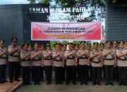 Ziarah ke TMP Kadoodan, Polres Bitung Hormati Jasa Pahlawan di Momen HUT Bhayangkara Ke-79
