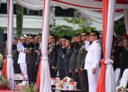 Peringati HUT Bhayangkara ke-79, Irdam XIII/Merdeka Hadiri Upacara Bersama Forkopimda Sulut