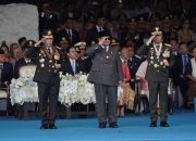 Panglima TNI Hadiri Peringatan Hari Bhayangkara ke-79 di Silang Monas