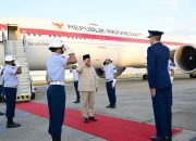 Tiba di Rio de Janeiro untuk Hadiri KTT BRICS, Presiden Prabowo Disambut Upacara Kehormatan Militer