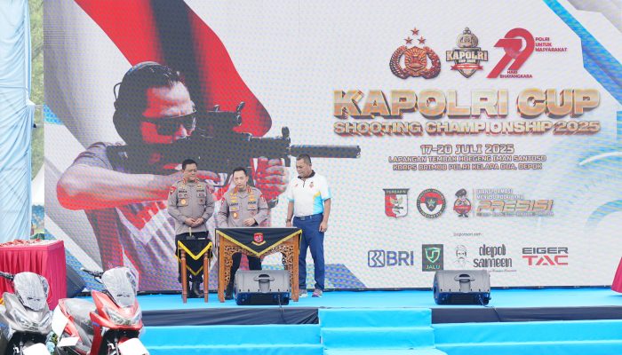 Buka Lomba Menembak, Kapolri Harap Dapat Tingkatkan Soliditas Antar Lembaga