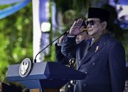 Presiden Prabowo Pimpin Upacara Peringatan ke-79 Hari Bhayangkara di Monas