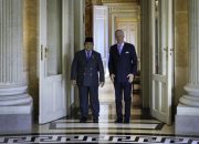Presiden Prabowo Bertemu Raja Belgia, Disambut Hangat di Istana Laeken