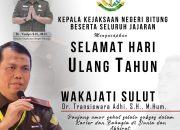 Kajari Bitung dan Jajaran Ucapkan Selamat Ulang Tahun kepada Wakajati Sulut