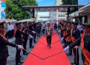 Polresta Manado Gelar Welcome and Farewell Parade, Sambut Kapolresta Baru Kombes Pol Irham Halid