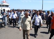 Kapolresta Manado Bersama Forkopimda Amankan Kunjungan Menteri Perhubungan RI di Pelabuhan Manado