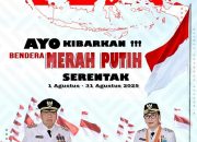 Pemerintah kabupaten Minahasa Ajak Warga Kibarkan Merah Putih Serentak 1–31 Agustus 2025
