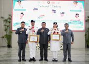 Gubernur Sambut Pulang Bianca dan Firji, Paskibraka Nasional Yang Harumkan Sulawesi Utara 