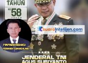 Pimpinan Redaksi Suara Intelijen Ucapkan Selamat Ulang Tahun ke-58 Kepada Panglima TNI Jenderal Agus Subiyanto