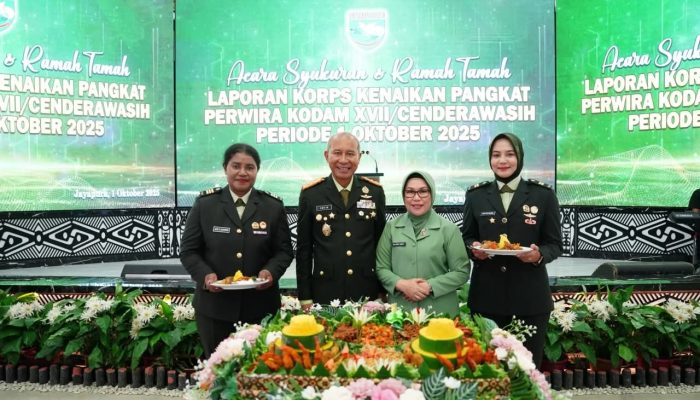 2.192 Prajurit dan PNS Kodam XVII/Cenderawasih Naik Pangkat, Pangdam: “Semakin Tinggi Pangkat, Semakin Besar Tanggung Jawab”