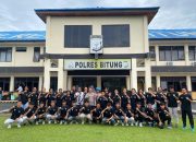 Kapolres Bitung Resmi Lepas Kontingen Voli Kota Bitung ke PORPROV Sulut 2025