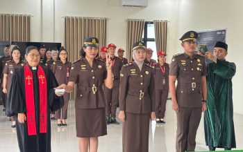 Kejaksaan Negeri Kotamobagu Resmi Lantik Tiga Pejabat Struktural Baru