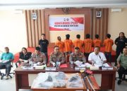 Polisi Tahan 10 Tersangka Terkait Bentrok Dua Desa di Belang Minahasa Tenggara