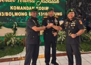 Serah Terima Jabatan Dandim 1310/Bitung Digelar di Makorem 131/Santiago