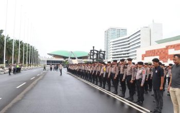 685 Personel Gabungan Disiagakan Layani Aksi KSPI di DPR/MPR RI